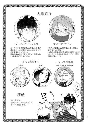 [Sabakan] Usagi Reijou to Ookami Reisoku Fhentai - Page 3