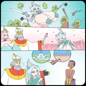 [Big Bomber] Knight & Futa Princess Fhentai - Page 2