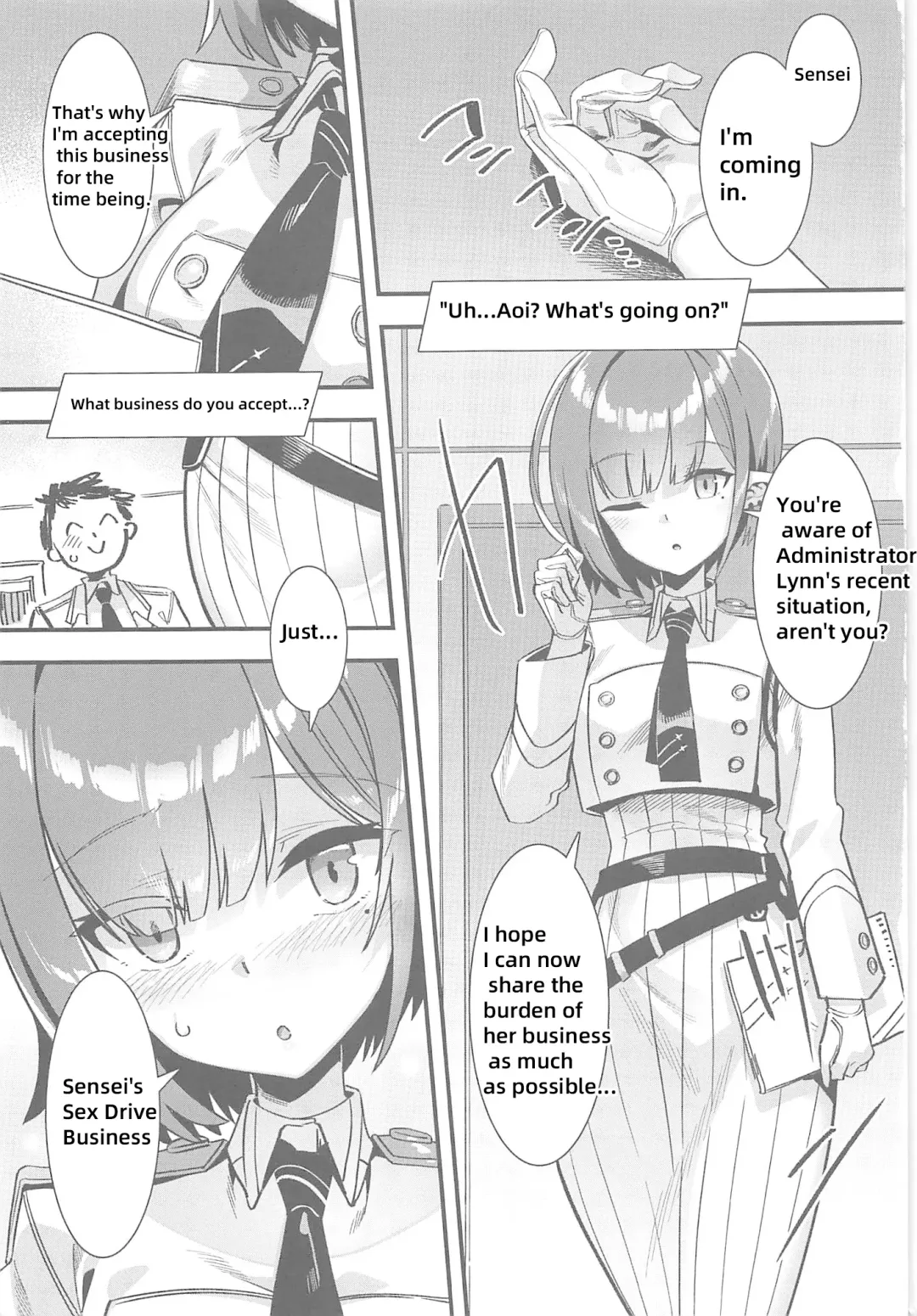 [Harigane Shinshi] Schale no Seiyoku Shori Gyoumu with Oki Aoi Fhentai - Page 2