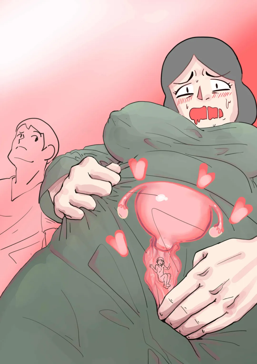 [Inside] Exploration of the mother's uterus Fhentai - Page 15