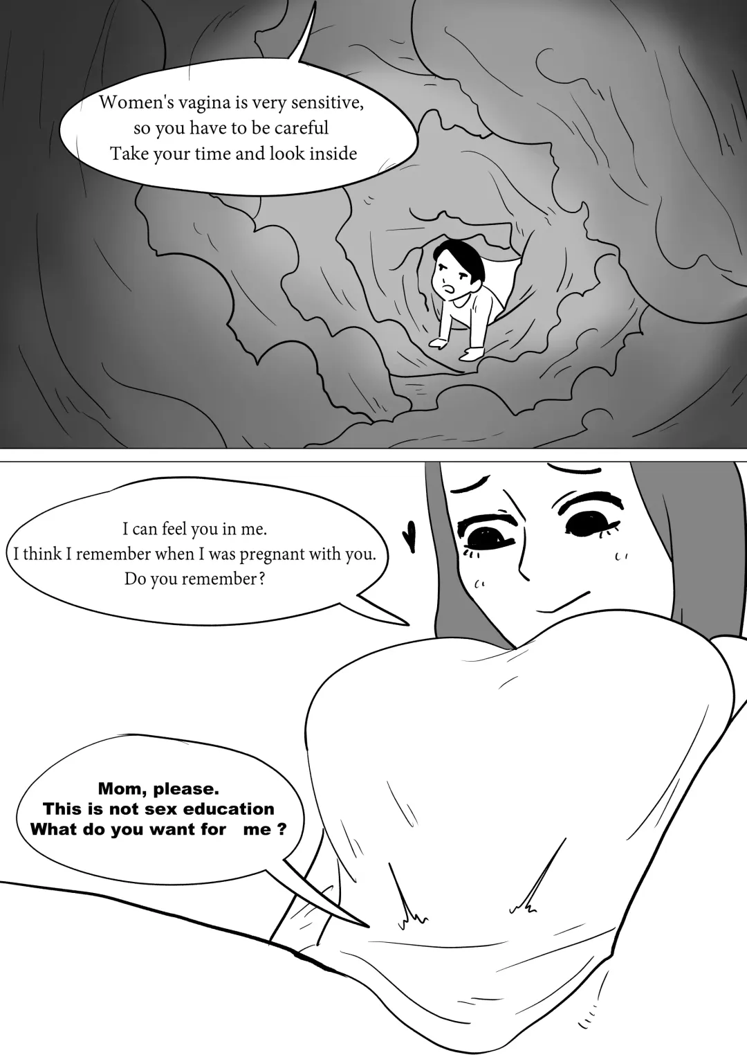 [Inside] Exploration of the mother's uterus Fhentai - Page 77