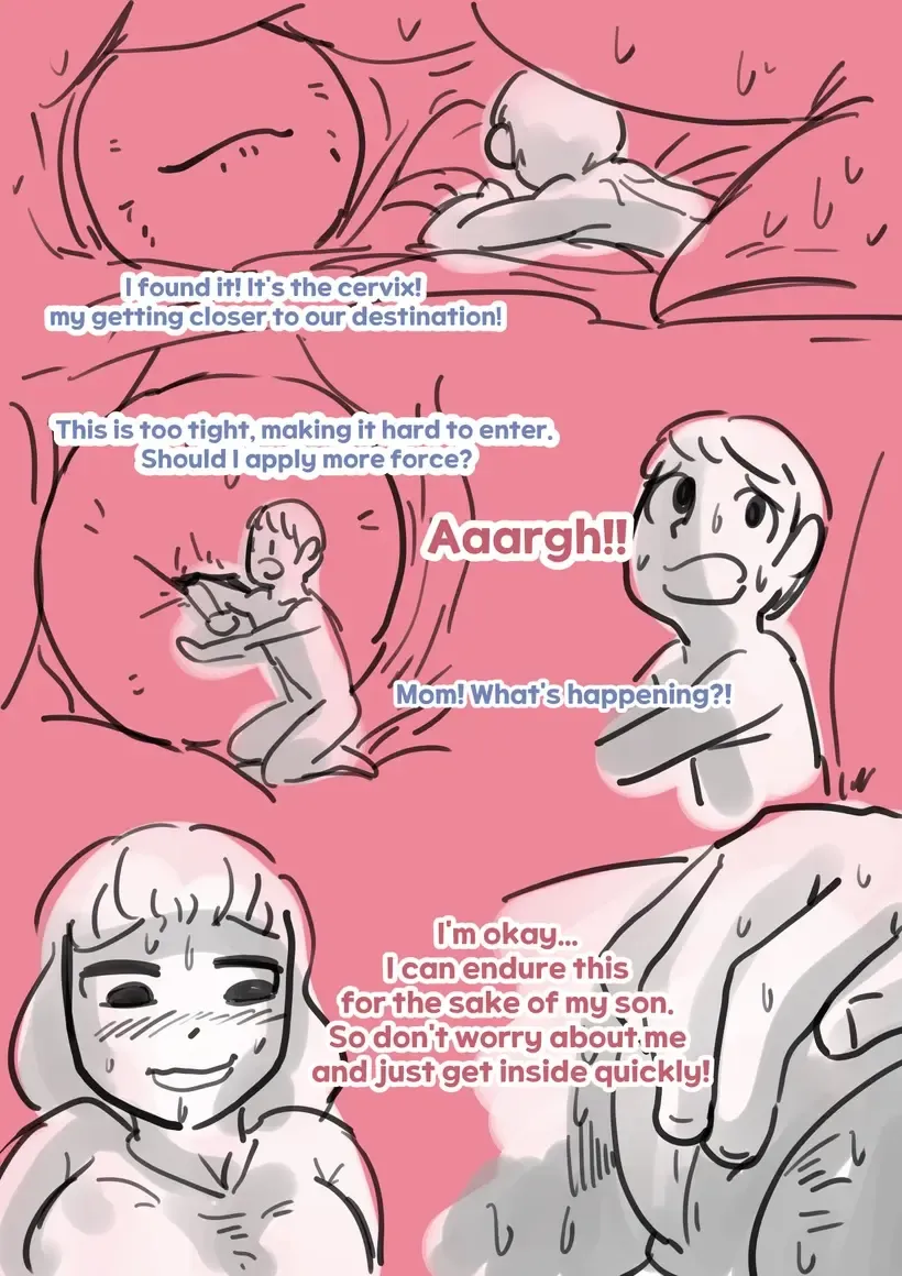 [Inside] Exploration of the mother's uterus Fhentai - Page 85