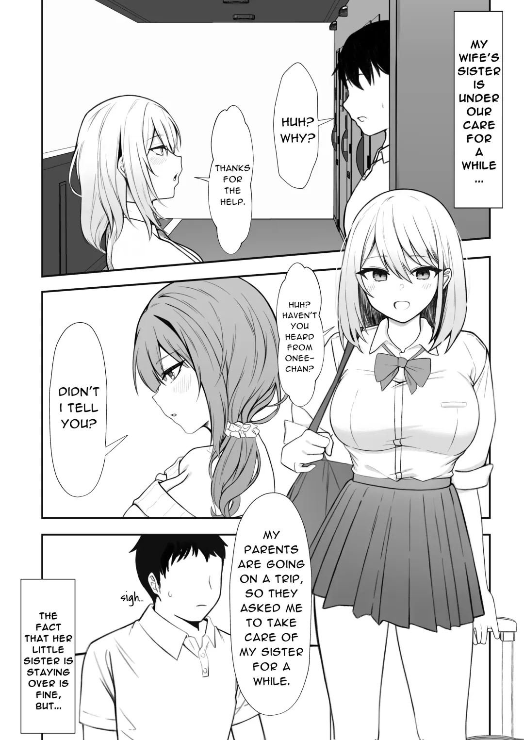 [Nannomaru] Ie ni Yattekita Gimai ga Erosugite Tsuma ni Kakurete Yarimakuri | My Sister-in-Law, Who is Visiting is Too Erotic, So I Fucked Her Without My Wife Knowing! Fhentai - Page 3