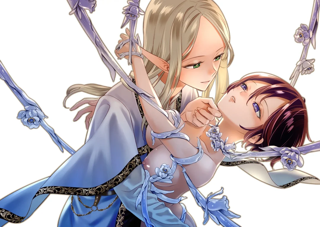 Shokushu de Tsunagaru Elf to Watashi Kouhen Fhentai - Page 60