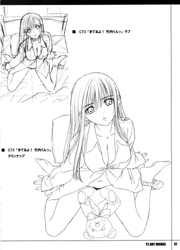 [Tony Taka] T2 ART WORKS Genga&Roughshuu Fhentai - Page 57