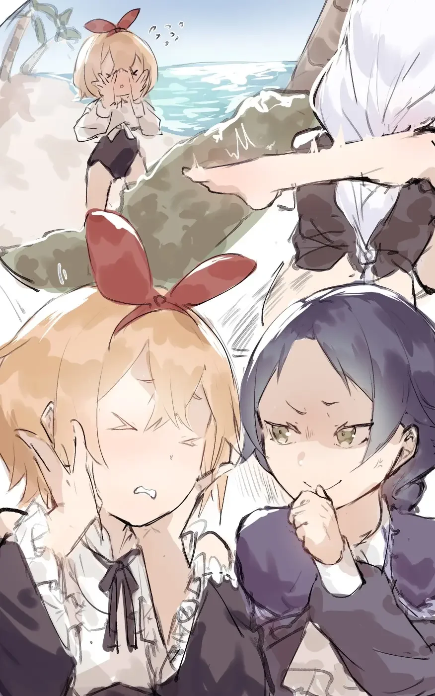 Petra and Meili x Subaru futa Fhentai - Page 1