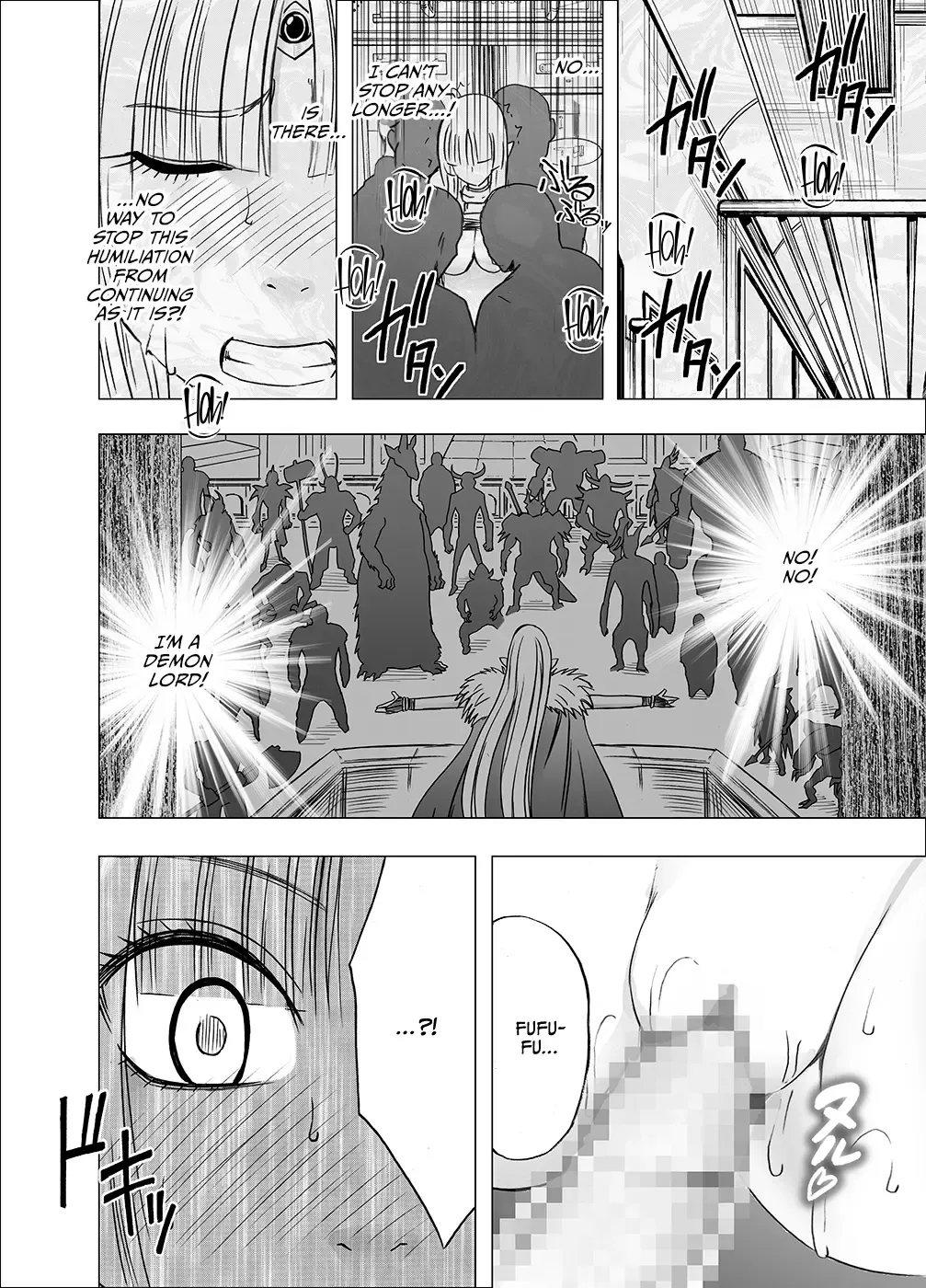 [Crimson] Isekai kara Yattekita Onna Maou-sama ga Manin Densha de Salaryman ni Chikan Sareru Hanashi Fhentai - Page 32