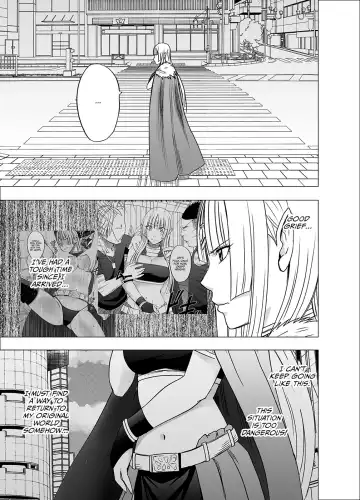 [Crimson] Isekai kara Yattekita Onna Maou-sama ga Manin Densha de Salaryman ni Chikan Sareru Hanashi Fhentai - Page 3