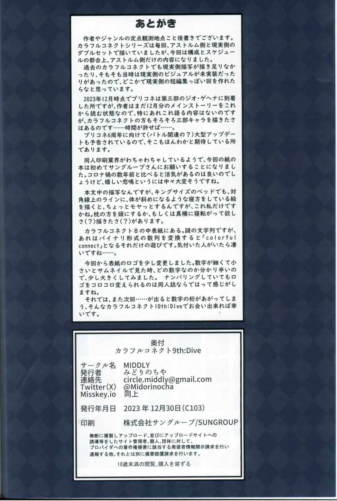 [Midorinocha] Colorful Connect 9th:Dive Fhentai - Page 33