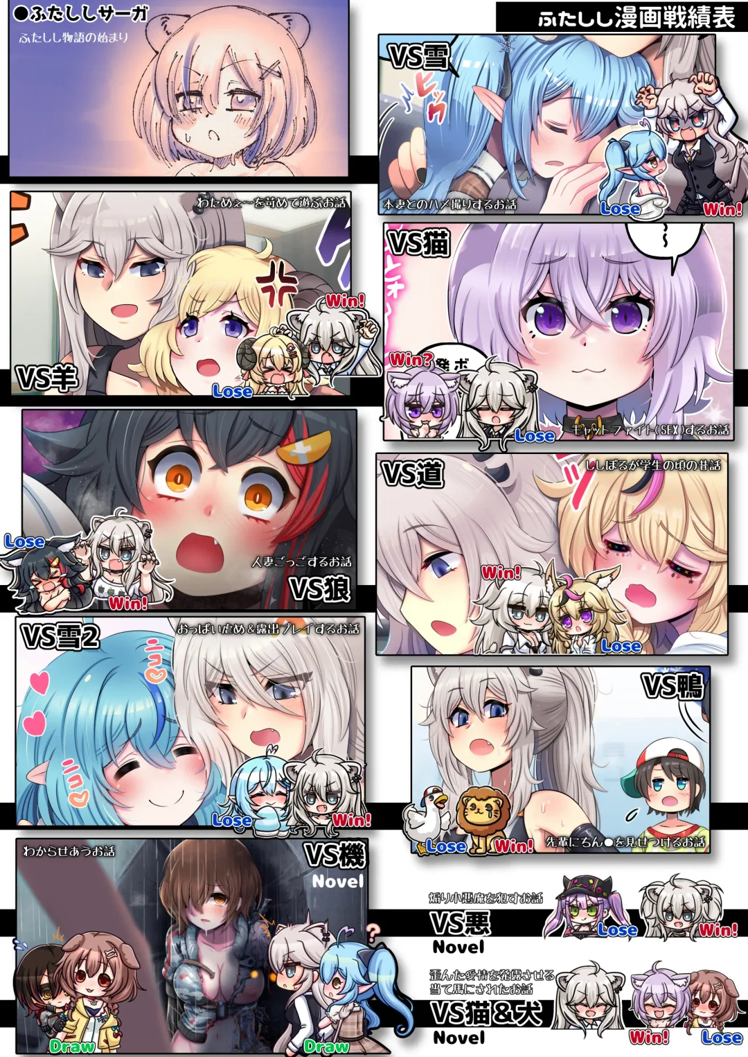 [Minomini] Futashishi x Tanpen ~Mijikai no Matome Hen~ Fhentai - Page 36