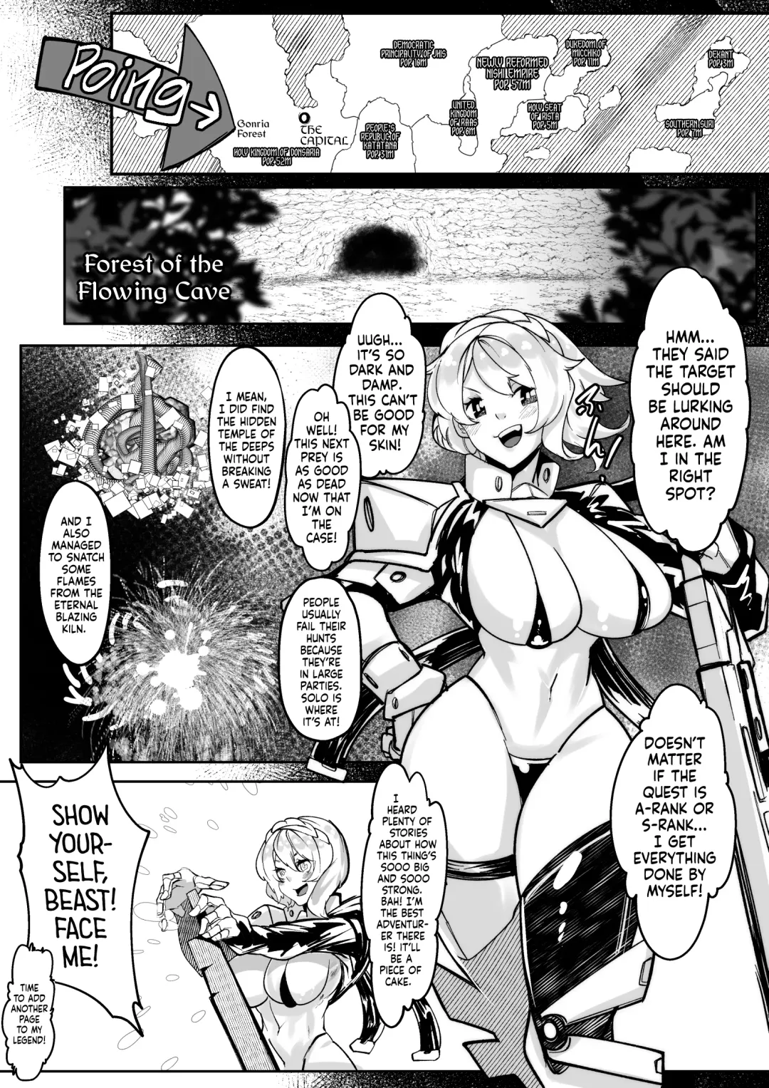 [Mr.way] Boukensha-chan to Monster Girl | Adventure Girl Meets Monster Girl Fhentai - Page 4