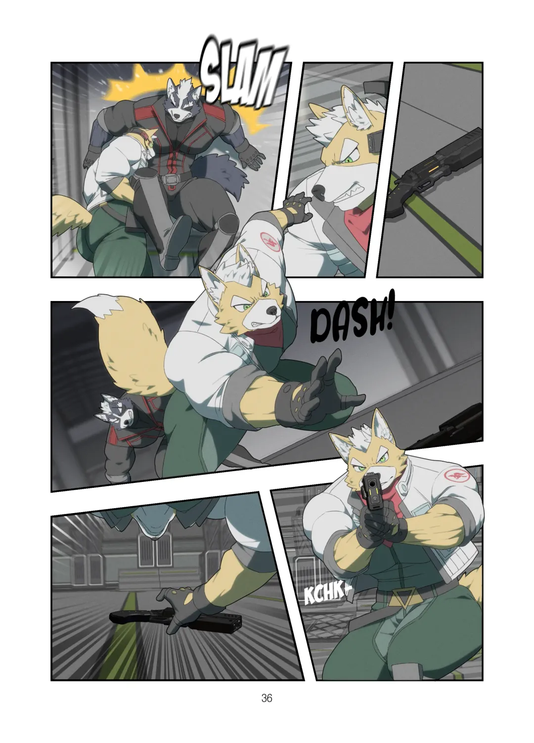[Raccoon21] Chasing Game | Wolfox Fhentai - Page 36