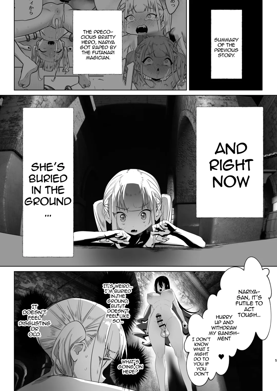[Orion] Tsuihou Sareta Futanari Mahoutsukai ga Mesugaki Yuusha o Wakaraseru Hanashi 2 | A Story About An Exiled Futanari Mage Correcting A Brattish Hero 2 Fhentai - Page 4