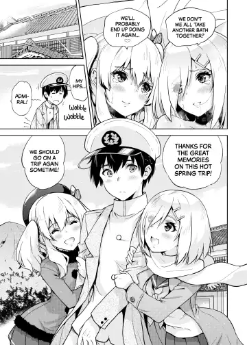 [Sarfata] Onsen Yukata na Kashima-san to Hamakaze-san to. | Hamakaze and Kashima in Hot Springs and Yukata (decensored) Fhentai - Page 24