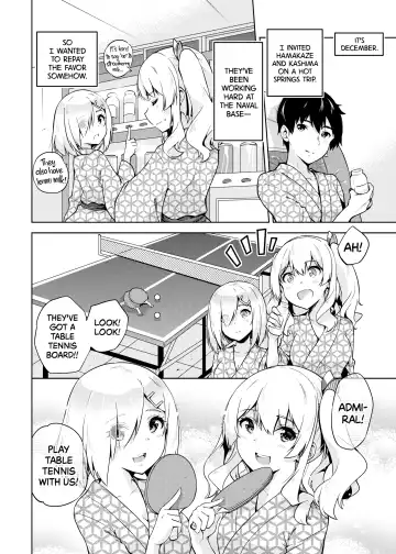 [Sarfata] Onsen Yukata na Kashima-san to Hamakaze-san to. | Hamakaze and Kashima in Hot Springs and Yukata (decensored) Fhentai - Page 3