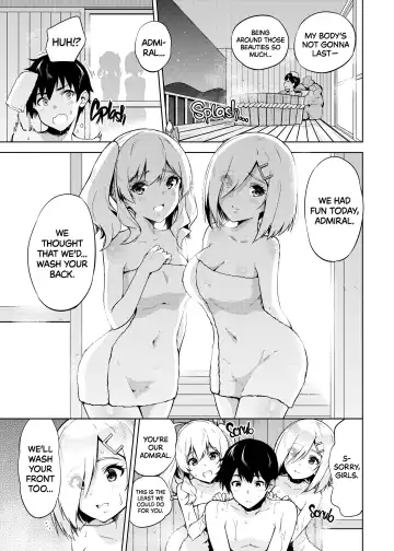 [Sarfata] Onsen Yukata na Kashima-san to Hamakaze-san to. | Hamakaze and Kashima in Hot Springs and Yukata (decensored) Fhentai - Page 6