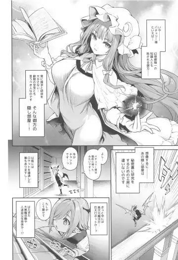 [Michiking] Patchouli-sama  to Himitsu no Heya  - Patchouli and the Chamber of Secrets Fhentai - Page 4