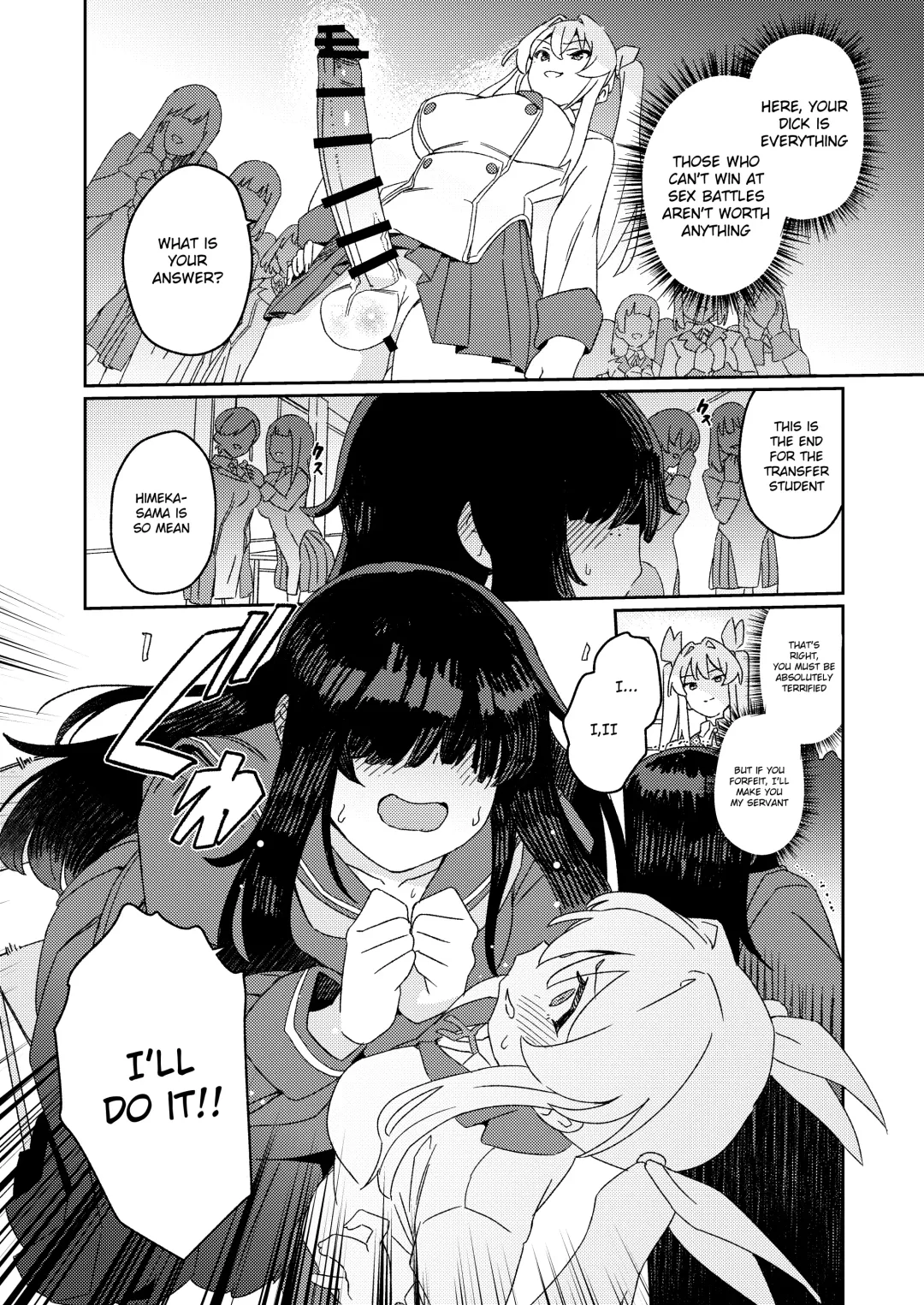 [Momo No Suidousui] Futanari Jijo Gakuen -Kousen- Fhentai - Page 11