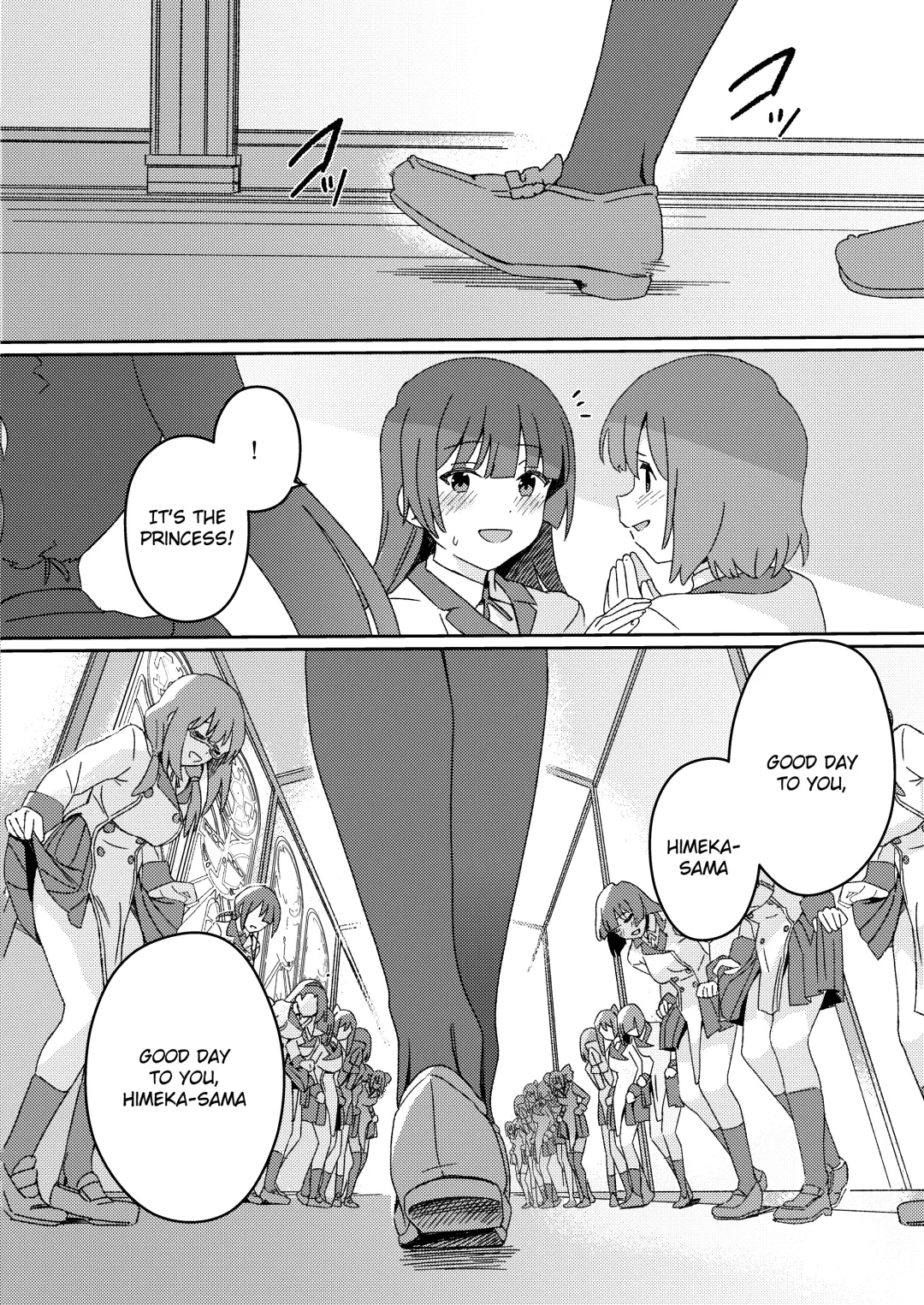 [Momo No Suidousui] Futanari Jijo Gakuen -Kousen- Fhentai - Page 5