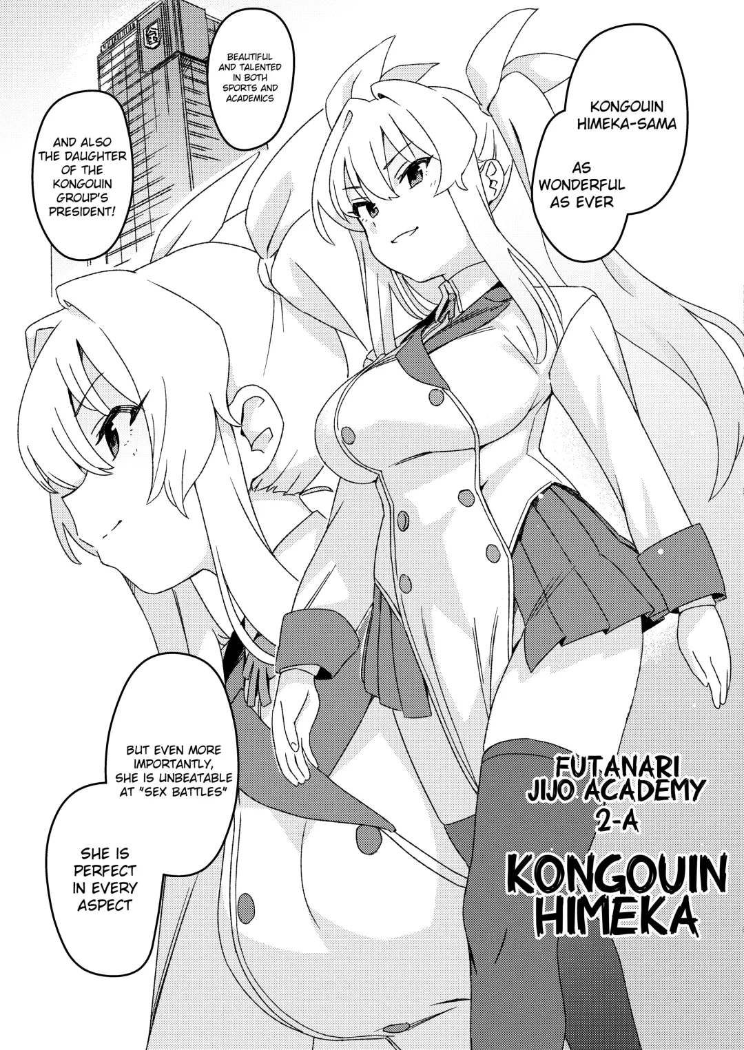 [Momo No Suidousui] Futanari Jijo Gakuen -Kousen- Fhentai - Page 6