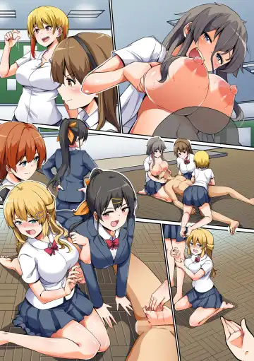 Sei ni Kyoumi Shinshin no Kyonyuu Seifuku Joshi-tachi to Harem Sex! Shojo Bitch-tachi ni Niku Vibe ni Sareru Doutei no Boku Fhentai - Page 29