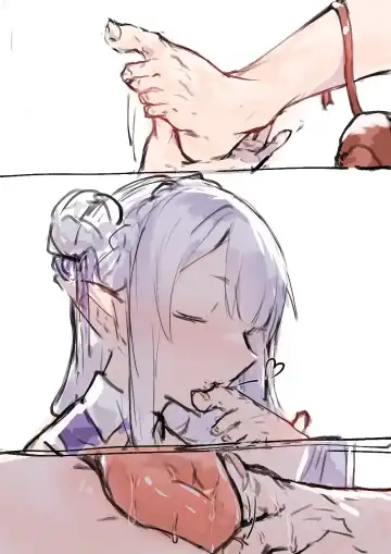 Subaru x Emilia and Rem futa Fhentai - Page 8