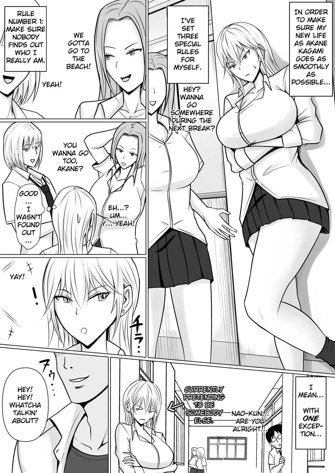[Takino Mishin] Class no Yankee Joshi ni Hyoui | I Possessed the Class Yankee Girl Fhentai - Page 30