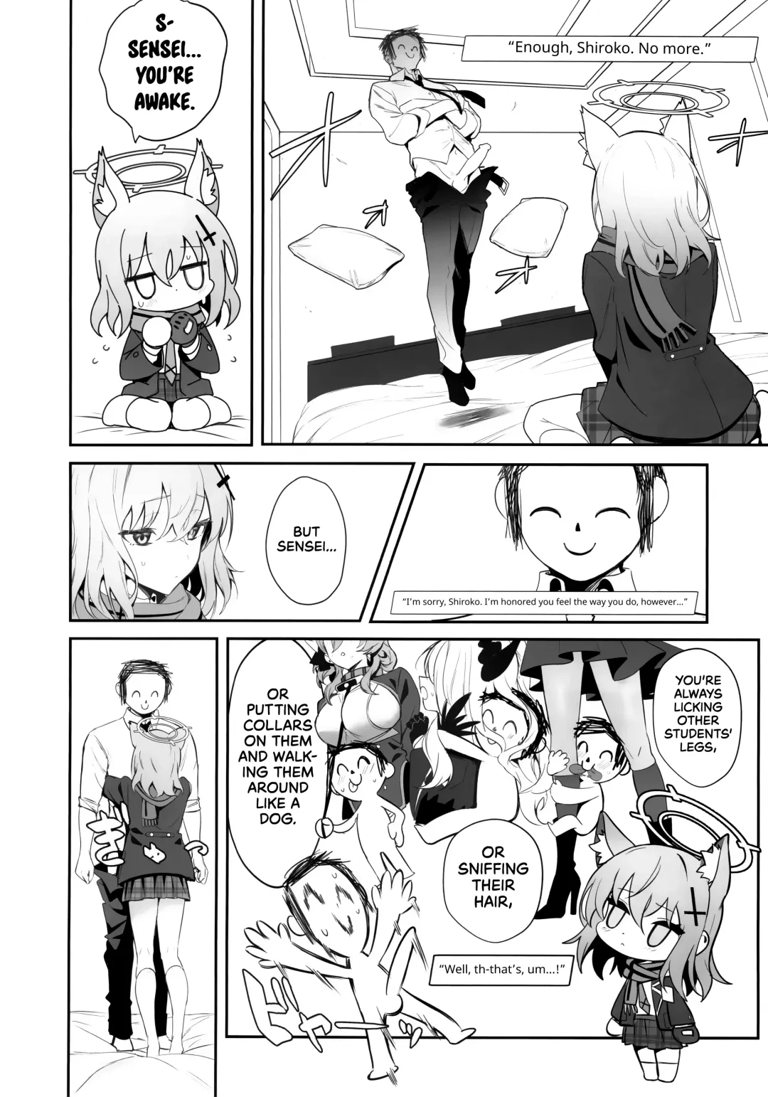 [Ulrich] ByuruAka ~Seiyoku Tuyotuyo Shiroko to LoveHo Ecchi~ | Blyew Archive ~Being Taken To A Love Hotel By An EXTREMELY Horny Shiroko~ Fhentai - Page 9