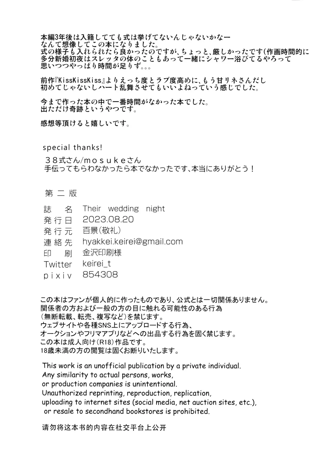 [Keirei] Their Wedding Night Fhentai - Page 30