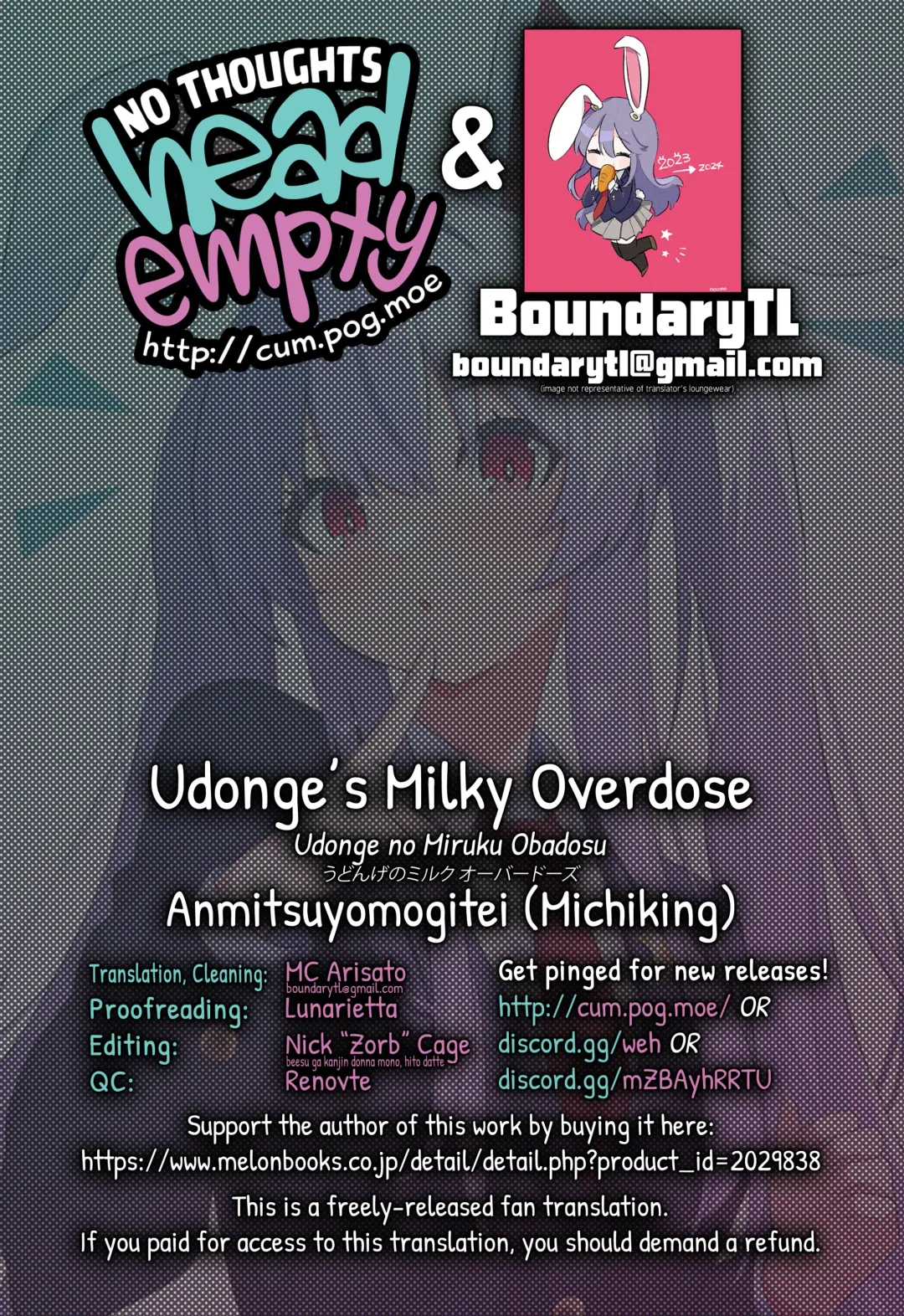 [Michiking] Udonge no Miruku Obadosu - Udonge's Milky Overdose Fhentai - Page 34