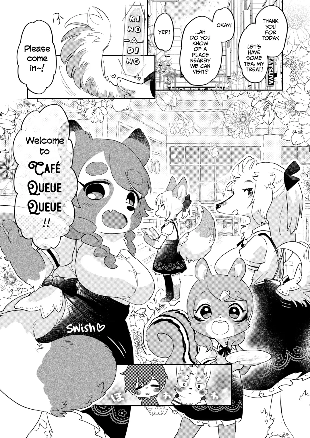 [Mabo] Kimi no Shippo wo Mofuritai! | I Want to Pet Your Tail Too! Fhentai - Page 2