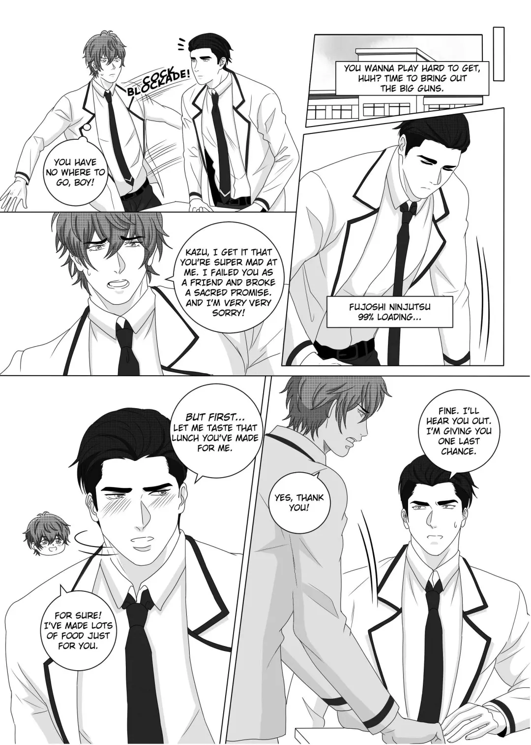 [Joberu] Fujoshi Trapped in a Seme's Perfect Body - Vol.03 Fhentai - Page 124
