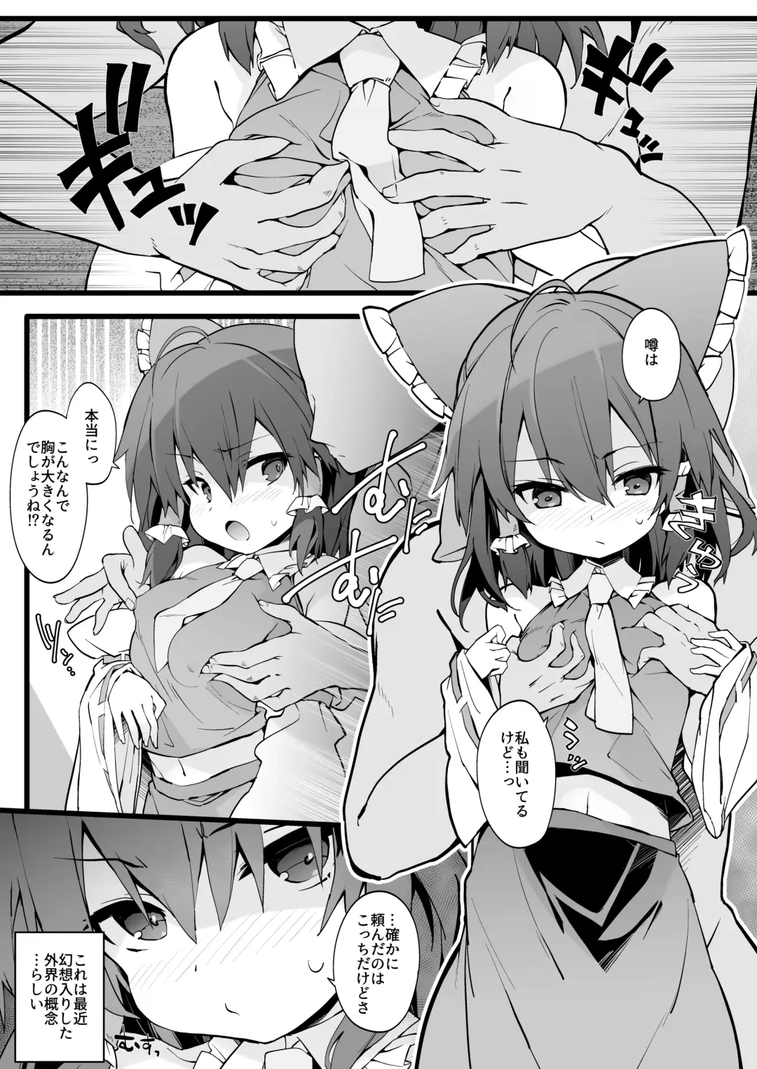 [Tororo] Reimu-san wa Oppai o Sodatetai Fhentai - Page 2