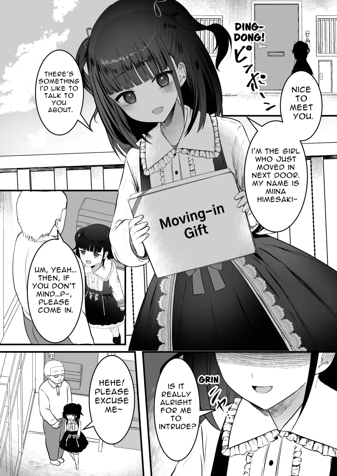 [Ookido Karo] Tonari no Ie ni Mesugaki ga Hikkoshite Kita! | A Female Brat Has Moved Into The House Next Door! Fhentai - Page 2