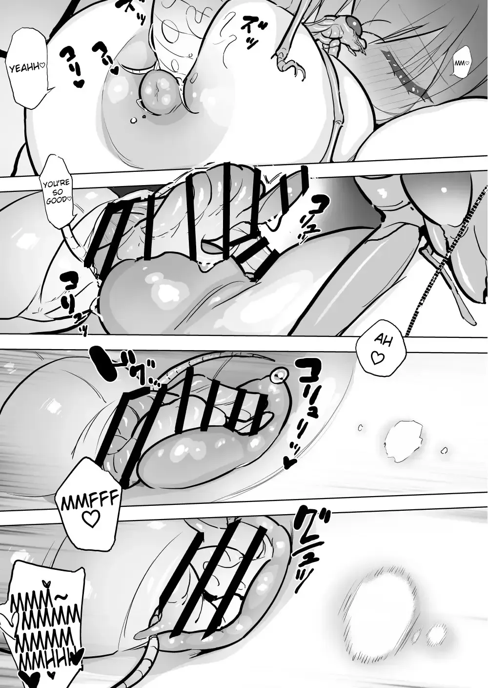 [Smomo] Kamakiri Hariganemushi | Praying Mantis, Horsehair Worms Fhentai - Page 4
