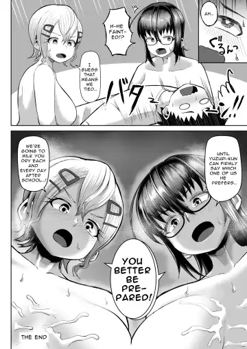 [Tenkomori] Paizuri iin no 2-ri ga boku o toriau!!? | Two Titty Fuck Committee Members Fight Over Me!!? Fhentai - Page 44