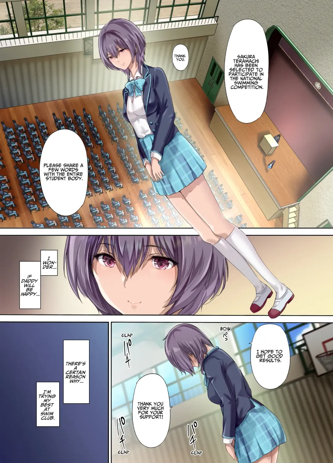 [Richard Bahman] Houkago Dairizuma Sakura -Fuufu no Shinshitsu de Tanetsuke sareru Musume- | Afterschool Substitute Wife -A daughter inseminated in the master bedroom- Fhentai - Page 2