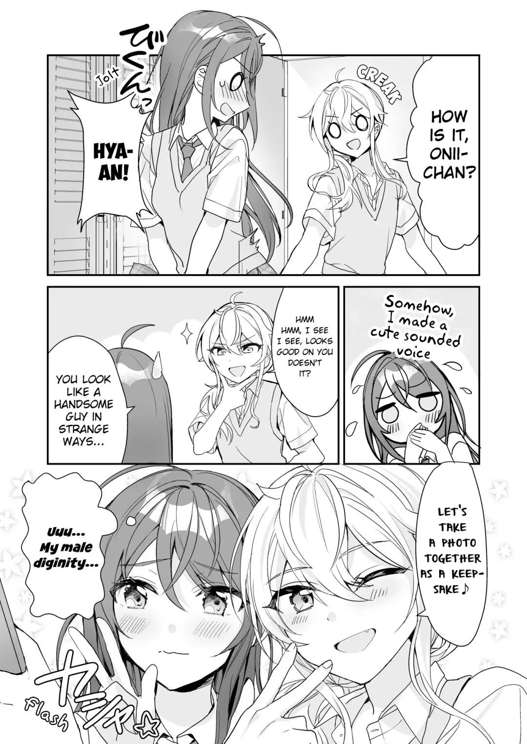 [Kagamino Mochiko] TS Kyoudai | TS Siblings Fhentai - Page 14
