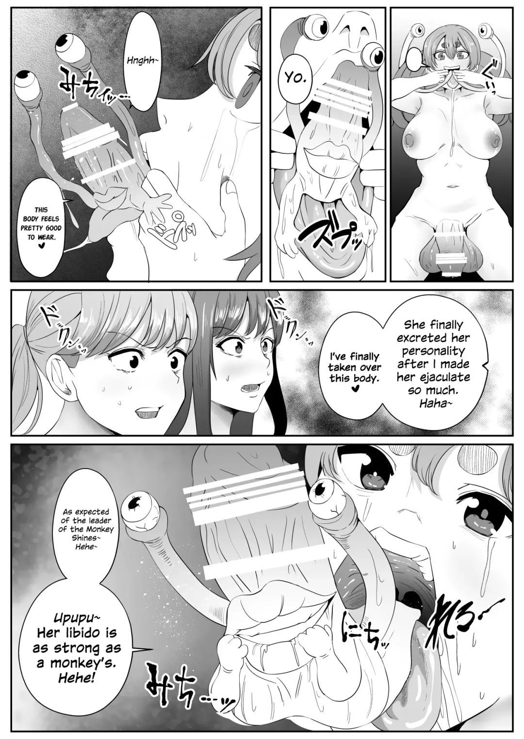 Chinpo ni Kiseisare Kintama ni Jinkaku o Utsusareta Mahou Shoujo | Magical Girls Who Got Infested by Parasite Cock and Had Their Personalities Transferred Into Their Testicles Fhentai - Page 14