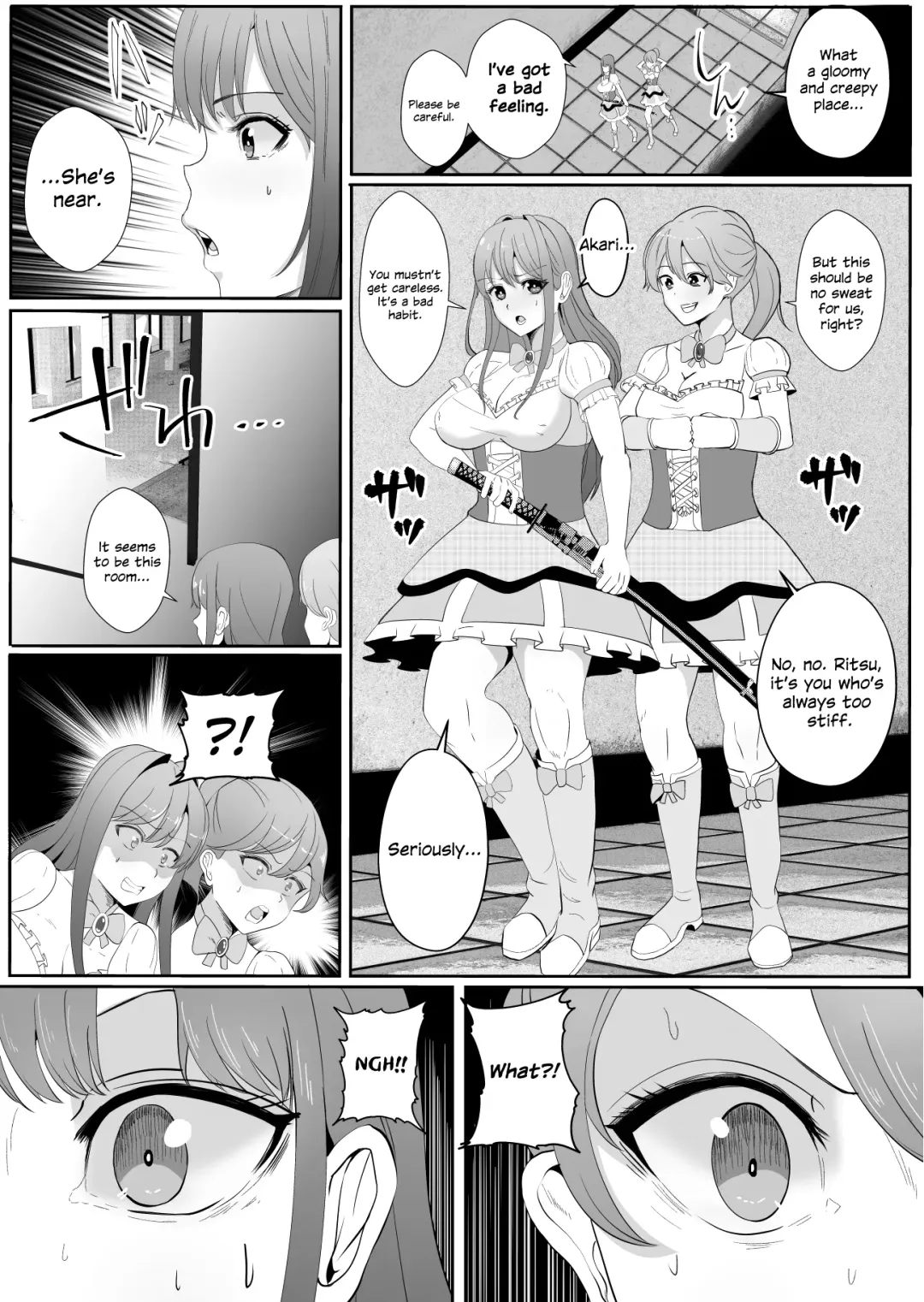 Chinpo ni Kiseisare Kintama ni Jinkaku o Utsusareta Mahou Shoujo | Magical Girls Who Got Infested by Parasite Cock and Had Their Personalities Transferred Into Their Testicles Fhentai - Page 7