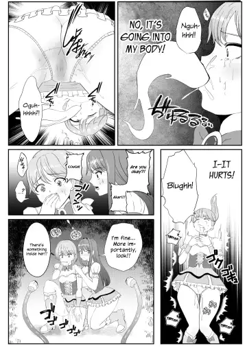 Chinpo ni Kiseisare Kintama ni Jinkaku o Utsusareta Mahou Shoujo | Magical Girls Who Got Infested by Parasite Cock and Had Their Personalities Transferred Into Their Testicles Fhentai - Page 13
