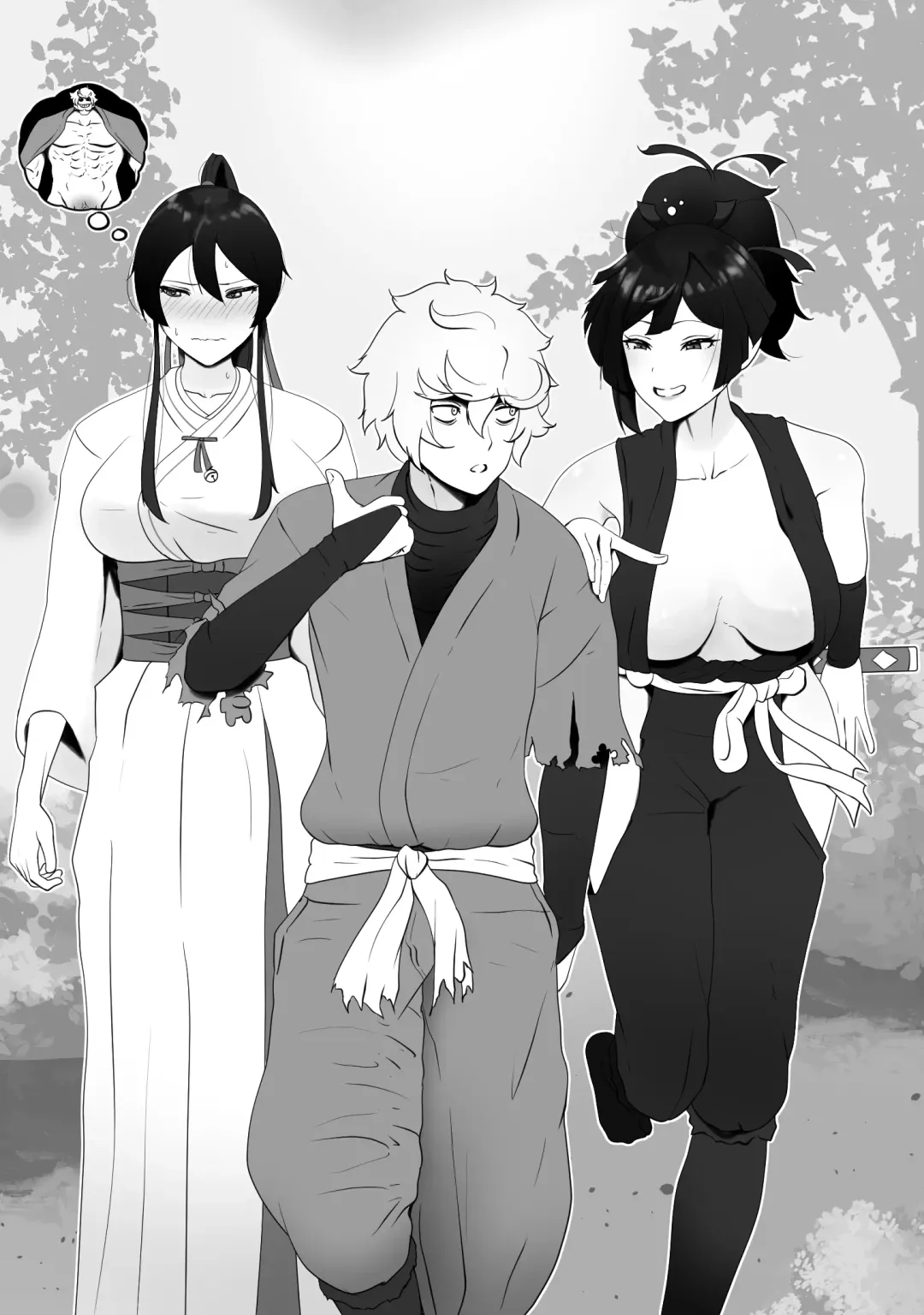 [Kmvt] Gabimaru ga Arata na Tsuma-tachi o Te ni Ireru | Gabimaru Getting New Wives Fhentai - Page 6