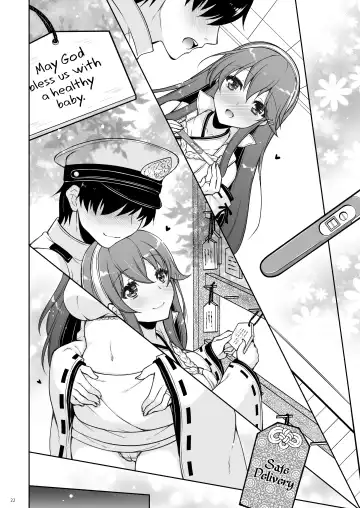 [Shigunyan] Ware, Haruna to Haramase Yasen ni Totsunyuusu!! | I Will Engage in a Knock Up Night Battle with Haruna!! Fhentai - Page 21