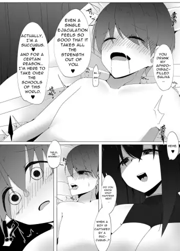 [Kazakami Sudare] Tenkousei no Succubus ga 〇 Gakkou o Nottori Sakusei Shisetsu ni Shichau Hanashi | Transfer Student Succubus turns her new school into a Cum-milking Facility Fhentai - Page 10