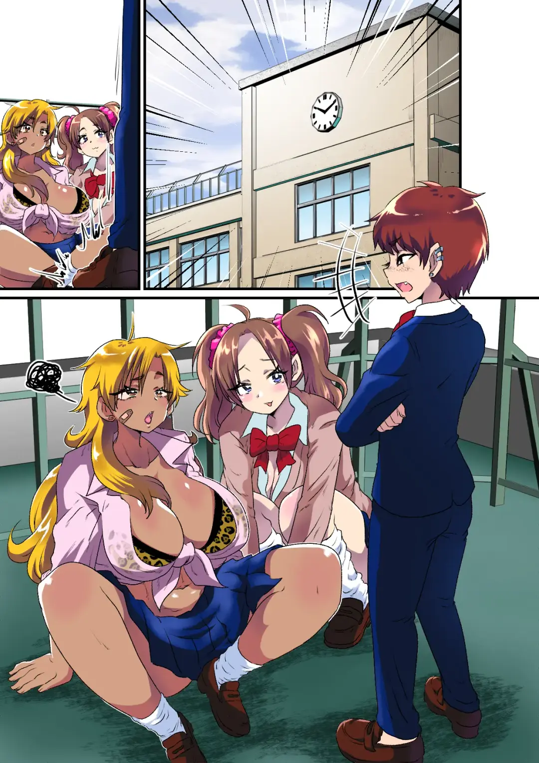 [Nikuyaki] Ore ga Mesu Ochi Shite Kyokon Futanari Gyaru-tachi no Seishori-you Chinpo Ana ni Choukyou Sarete Shimatta Ken. Fhentai - Page 46