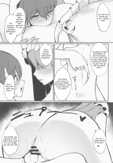[Alba] Patchouli-sama ni Omoi o Tsutaetara Osowareta Hanashi | The story of how I was raped by Patchouli when I confessed my feelings to her Fhentai - Page 13