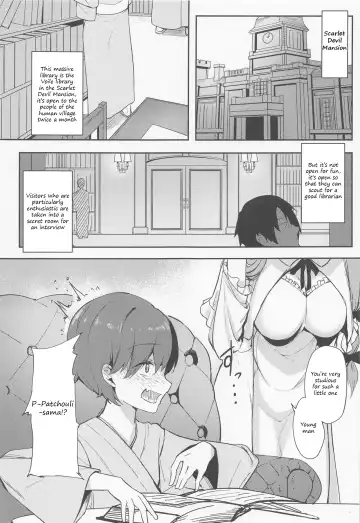 [Alba] Patchouli-sama ni Omoi o Tsutaetara Osowareta Hanashi | The story of how I was raped by Patchouli when I confessed my feelings to her Fhentai - Page 2
