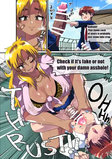 [Nikuyaki] Ore ga Mesu Ochi Shite Kyokon Futanari Gyaru-tachi no Seishori-you Chinpo Ana ni Choukyou Sarete Shimatta Ken. | I Ended Up Being Transformed Into The Sissy Slave Of The Big-Cocked Futanari Girls. Fhentai - Page 6