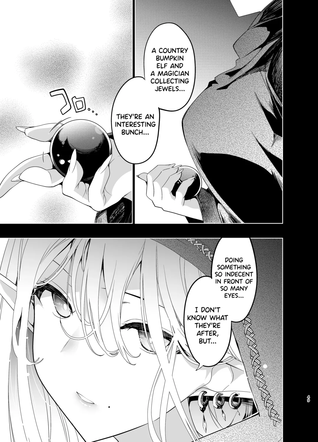 [Ninoko] Elf ni Inmon o Tsukeru Hon LEVEL:5 Fhentai - Page 48