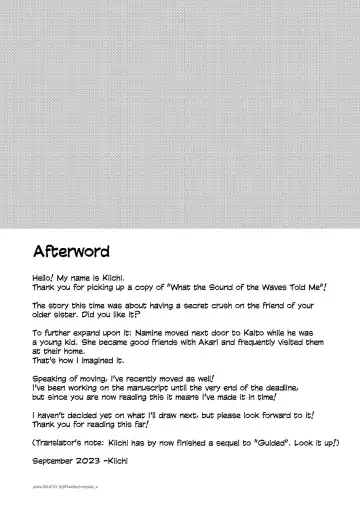 [Kiichi] Nami no Ne ga Oshiete kureta Koto | What the Sound of the Waves Told me Fhentai - Page 20